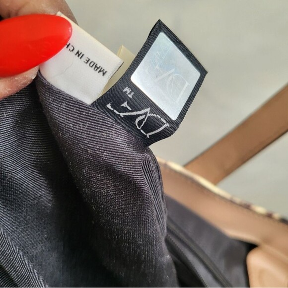 Diane Von Furstenberg Ready To Go Pocket Tote Funky Zebra Bag 17x11x6 DVF - Picture 9 of 12